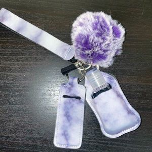Purple Womens Keychain Set